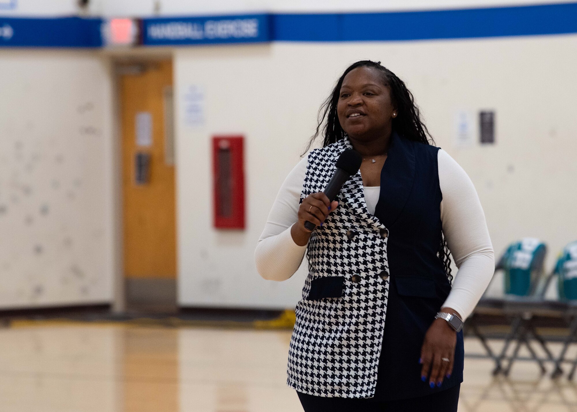 The Sexual Assault Prevention and Response office host an Air Force versus Army basketball tournament at Joint Base Lewis-McChord, Washington, April 18, 2024. SAPR hosted the event to raise awareness and recognize Sexual Assault Awareness and Prevention Month.