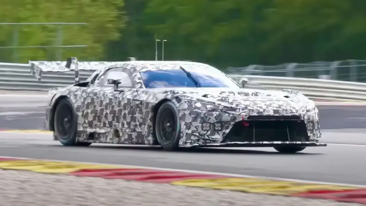 Video: The new Lexus LFR? Toyota GR GT3 filmed track testing