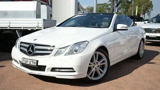 used Mercedes-Benz E-Class Avantgarde 1.8L Convertible RWD NSW