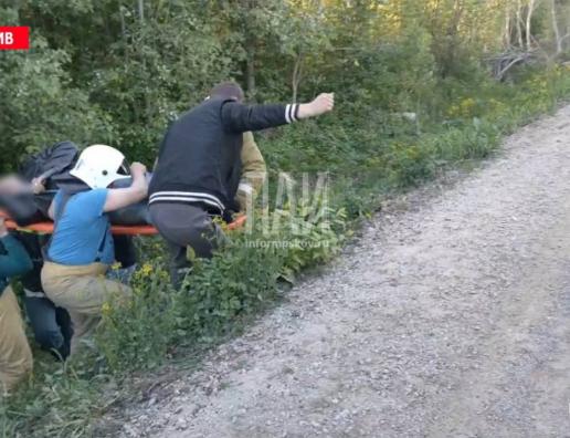 Мотоциклист вылетел в кювет в Пыталовском районе