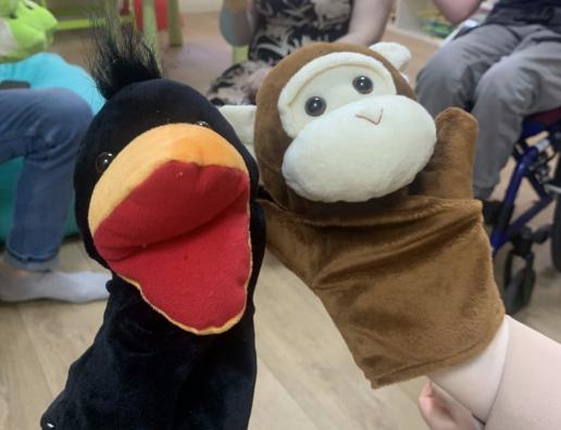 Студенты ПсковГУ провели кукольный спектакль для детей с ОВЗ