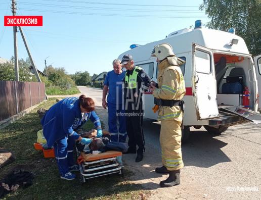 Мужчину и женщины госпитализировали после ДТП в Красногородске