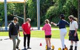 Quelques ateliers ont été proposés par l’association paimpolaise Cirque en flotte. (Photo Le Télégramme/Steeven Pellan)