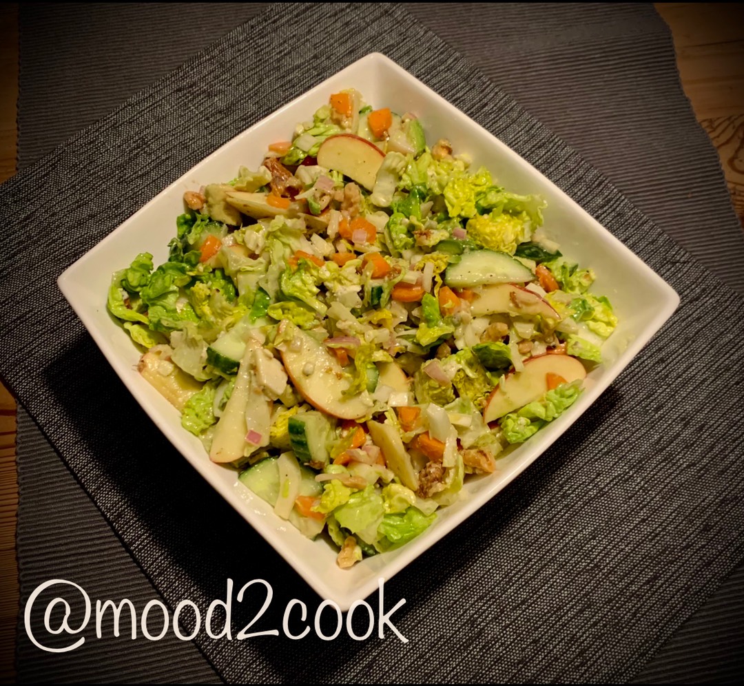 Рубленый салат с заправкой из горгонзолы| Chopped Salad with Blue Cheese Dressing