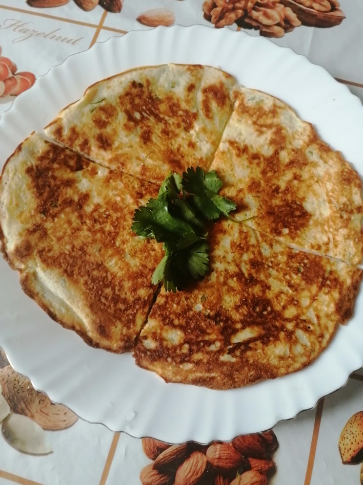 Лепешки с сыром и зеленью