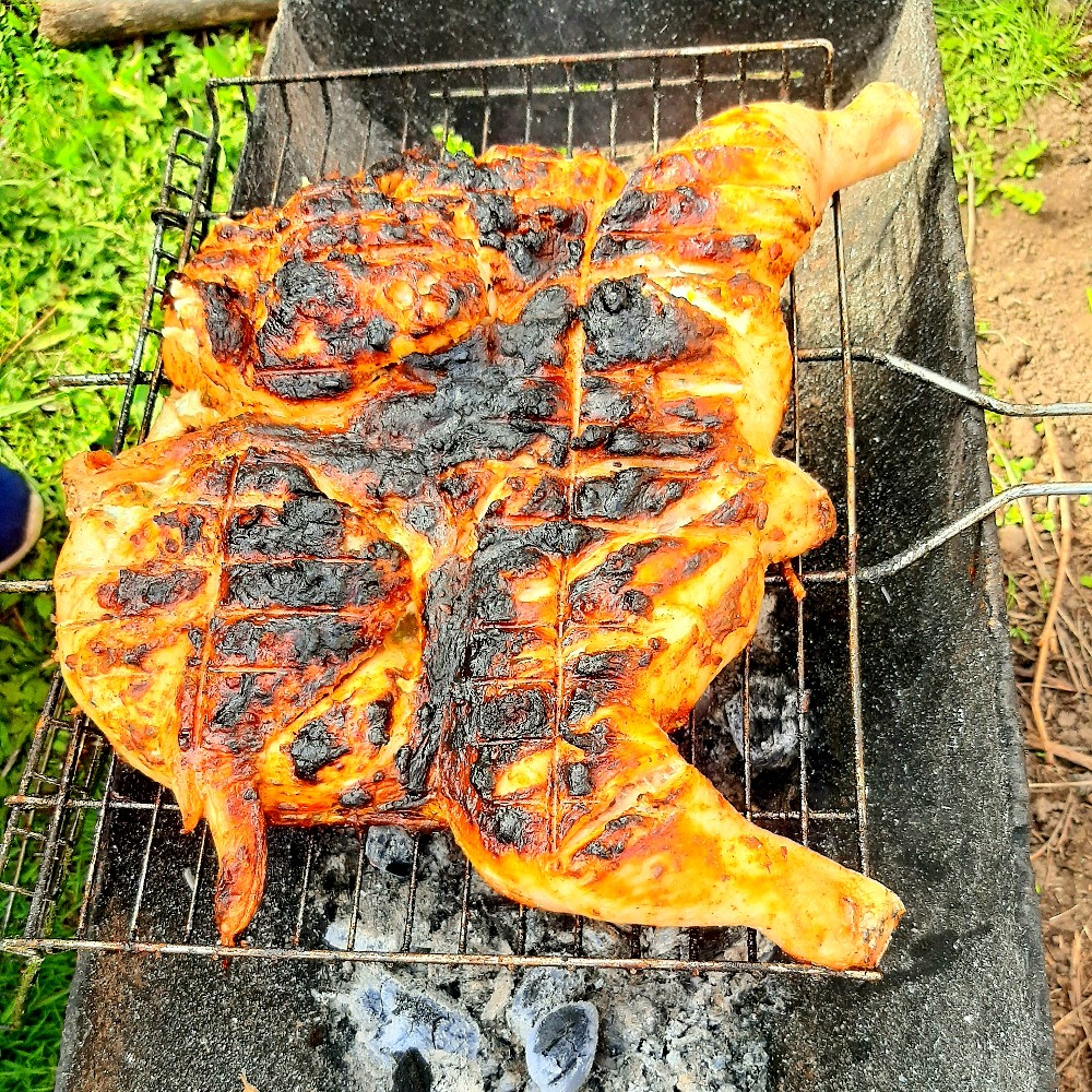 Курица-гриль на решётке 🍗