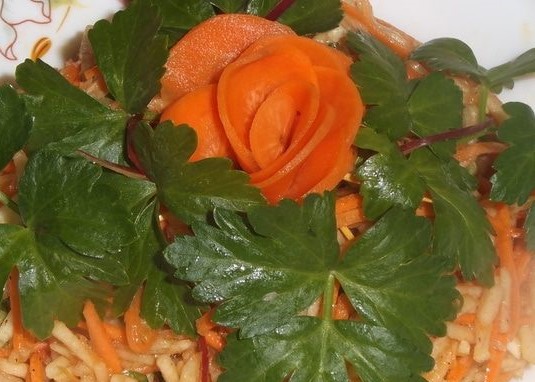 Яблочно-морковный салат