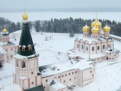 Храмы зимней Руси с высоты птичьего полета