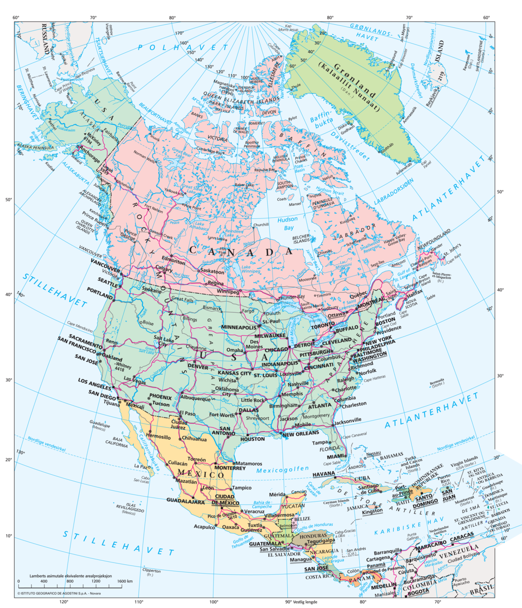 Nord- og Mellom-Amerika