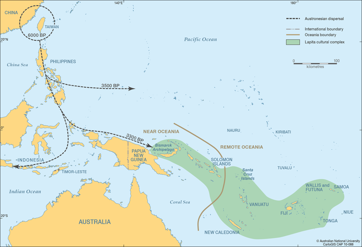 Utbredelse av Lapita-kulturen