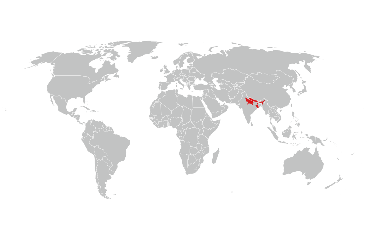 utbredelse av indianeshorn