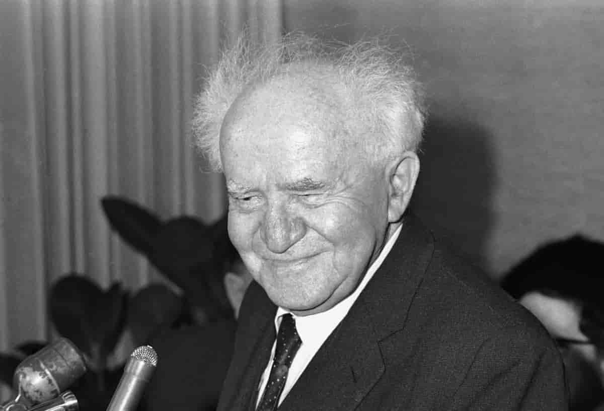 Foto av David Ben-Gurion