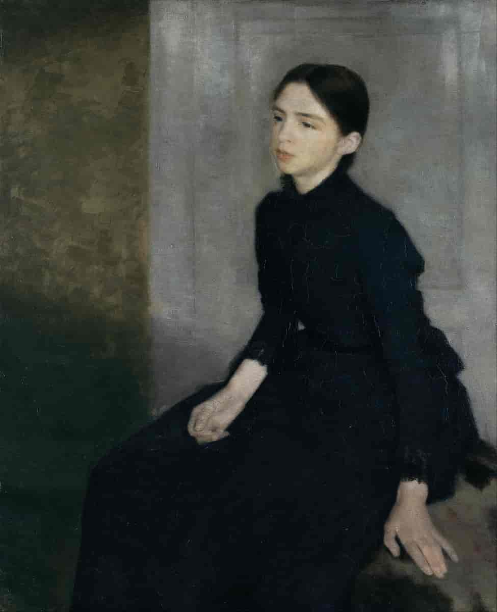 Portrett av Anna Hammershøi