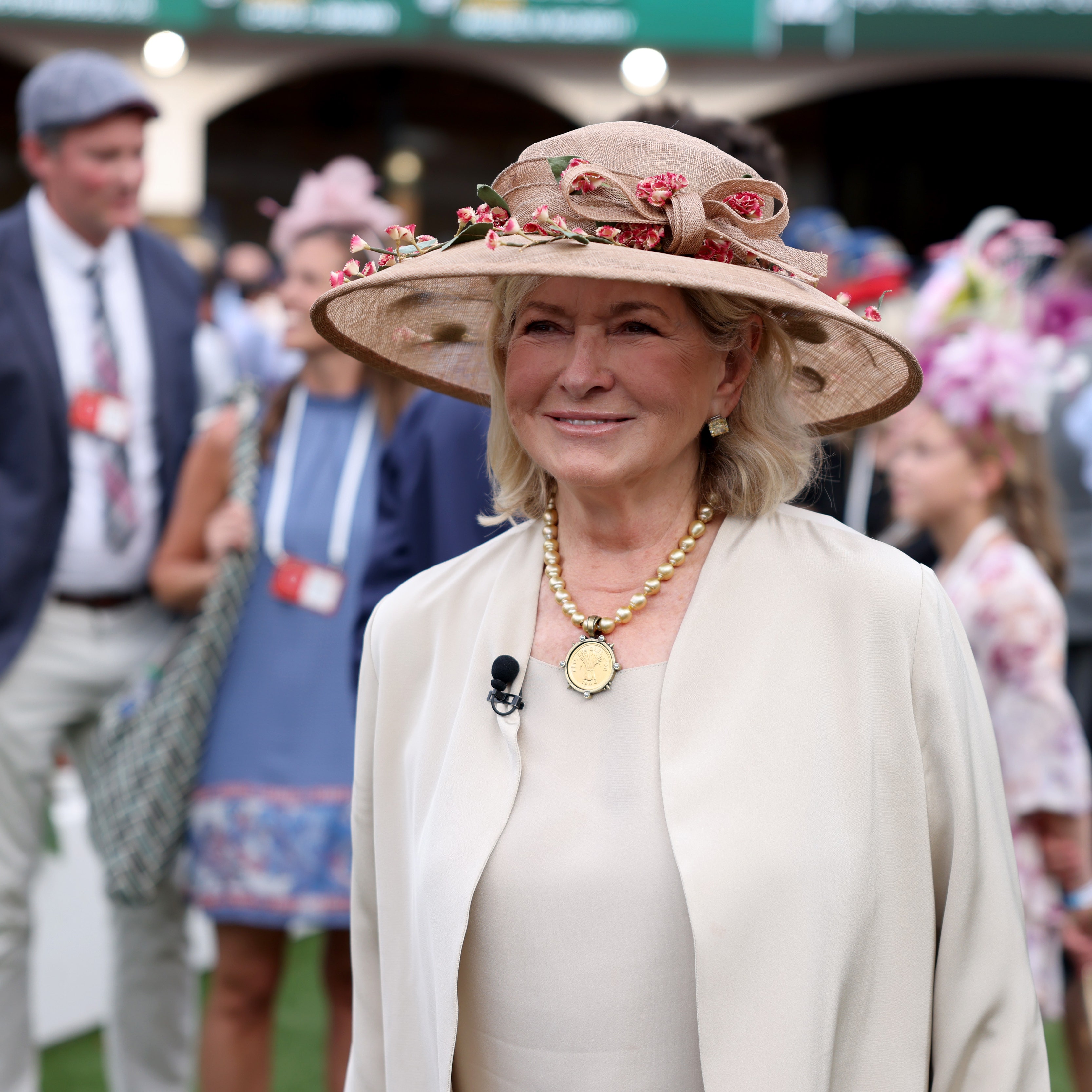 Travis Kelce, Martha Stewart, Tina Knowles, and Other Celebs Line up at the Kentucky Derby