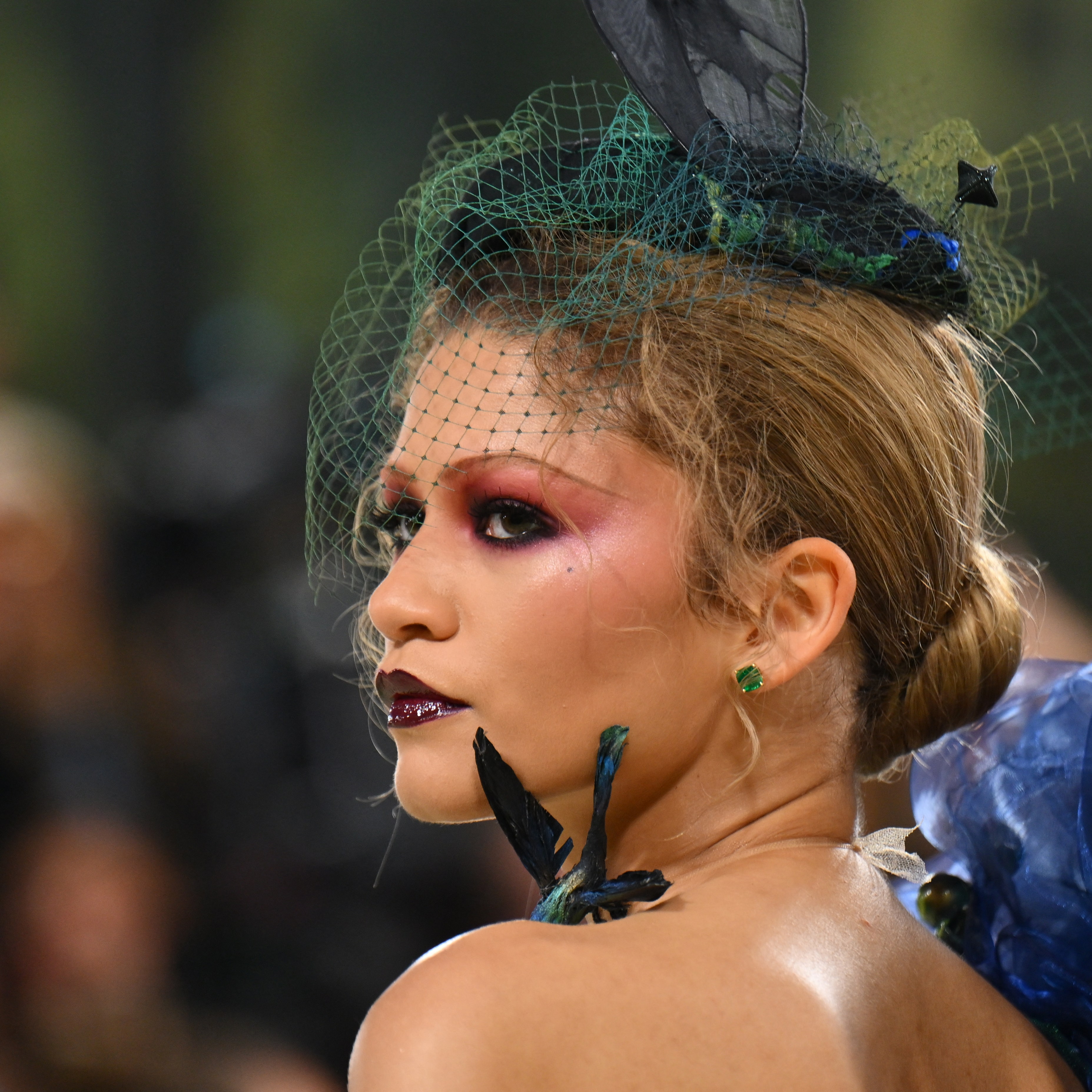 Zendaya Peacocks Her Way Into the Met Gala 2024