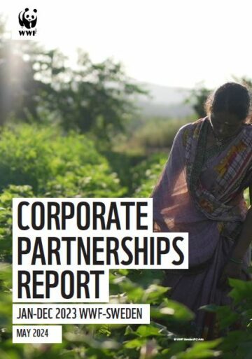 Corporate Partnerships Report WWF Sweden 2023