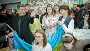 Habeck in Kiew: Ukraine muss gewinnen