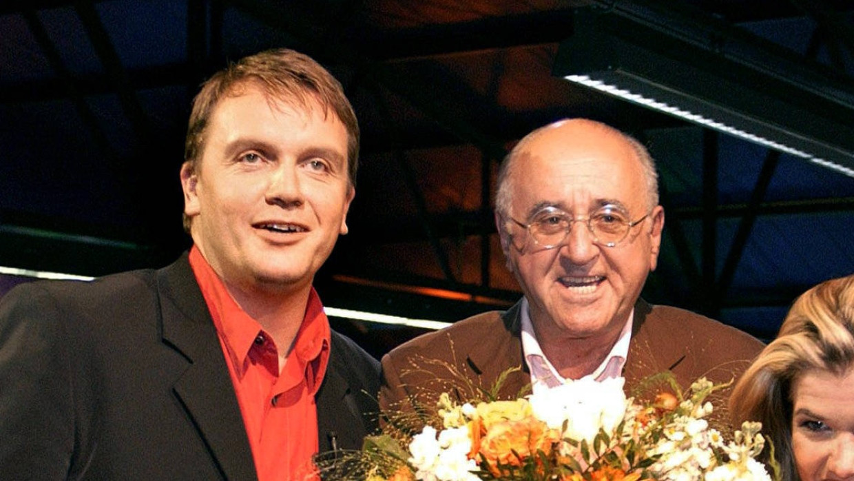 Sie wurden geoutet: Hape Kerkeling (links) und Alfred Biolek, daneben Anke Engelke (Foto von 2004)