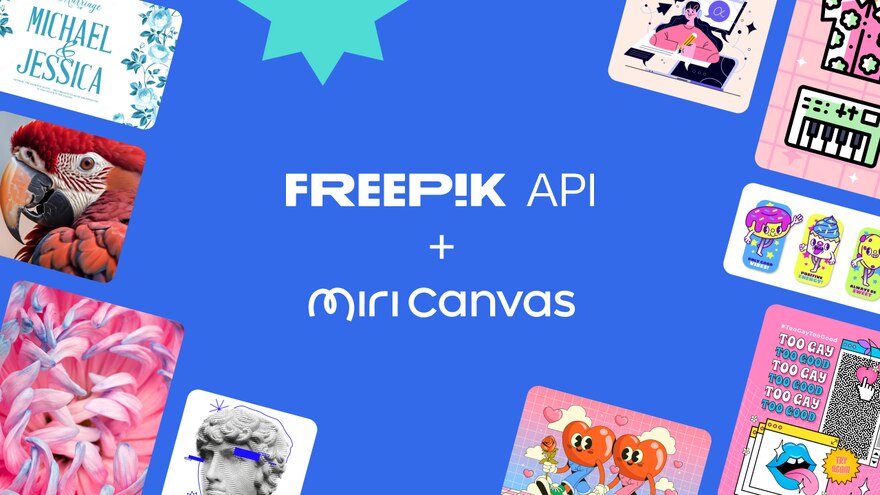 How the MiriCanvas library was enhanced by Freepik API
