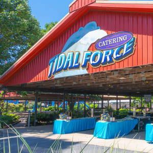 Tidal Force catering area inside Hersheypark