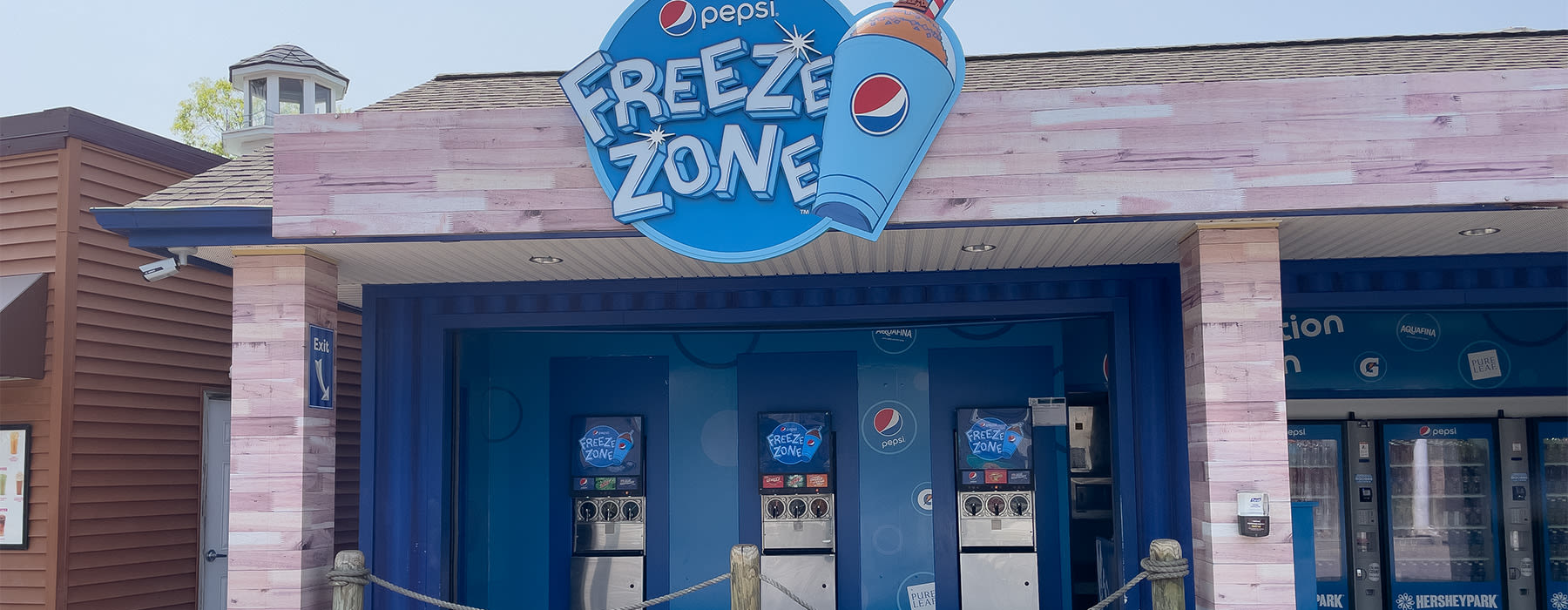 Pierside Pepsi Freeze Zone at Hersheypark