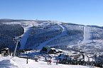 Pohled na Ski areál Červenohorské sedlo