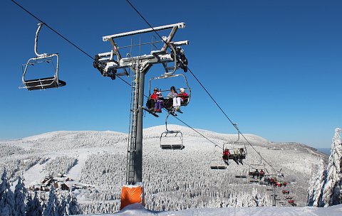 Lanovka ve Ski areálu Červenohorské sedlo