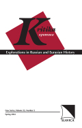 Kritika: Explorations in Russian and Eurasian History cover