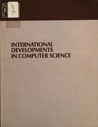 Cover Image: International Developments in Computer Science