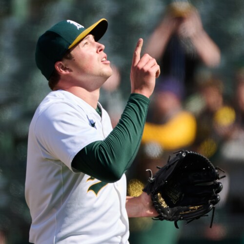 MLB: Washington Nationals at Oakland Athletics