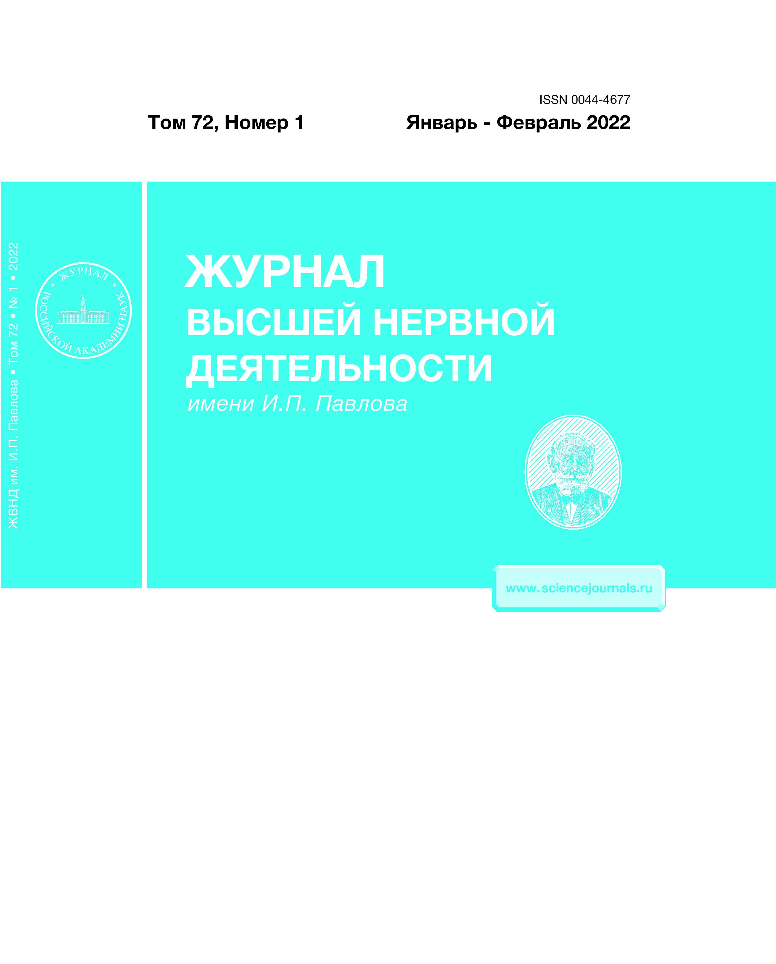 Журнал высшей нервной деятельности им. И. П. Павлова