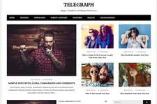 Telegraph Blogger Theme