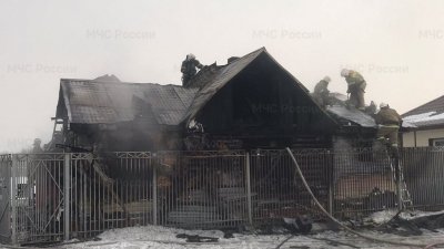 Омичка с двумя внуками погибла в пожаре из-за новогодней гирлянды