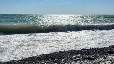 В Сочи из-за дождей остыла вода в море