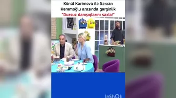 Canlı efirdə GƏRGİNLİK: "Könüllə Sərxan..."