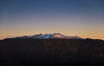 Snowy Sunrise on Maunakea