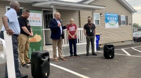 Officials from Feeding America and Calvary Cares Center unveiled a new 15,000 square foot food pantry in Bowling Green.