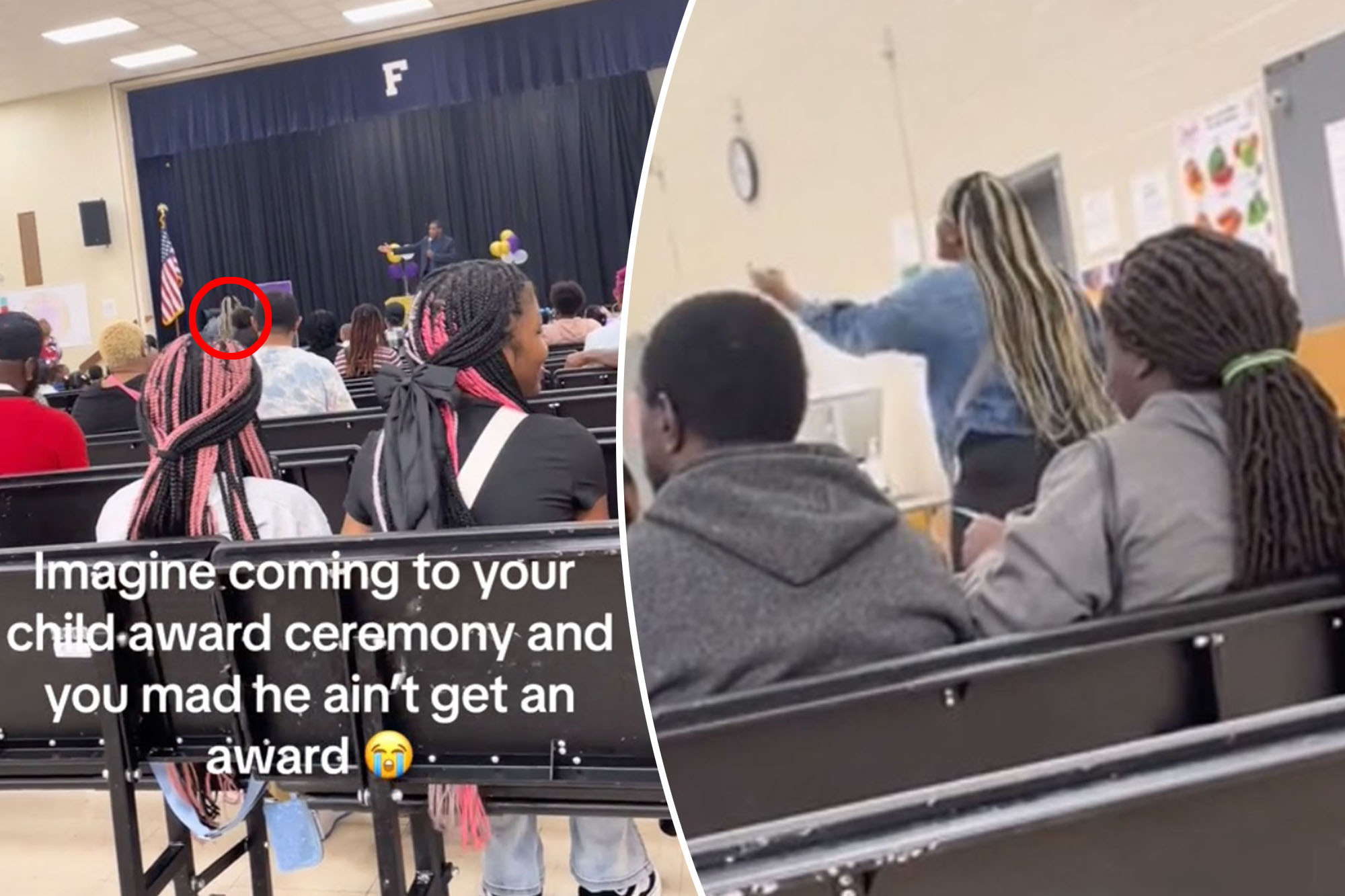 Mom melts down after first-grade son snubbed at award ceremony: 'Single these motherf—king kids out!'