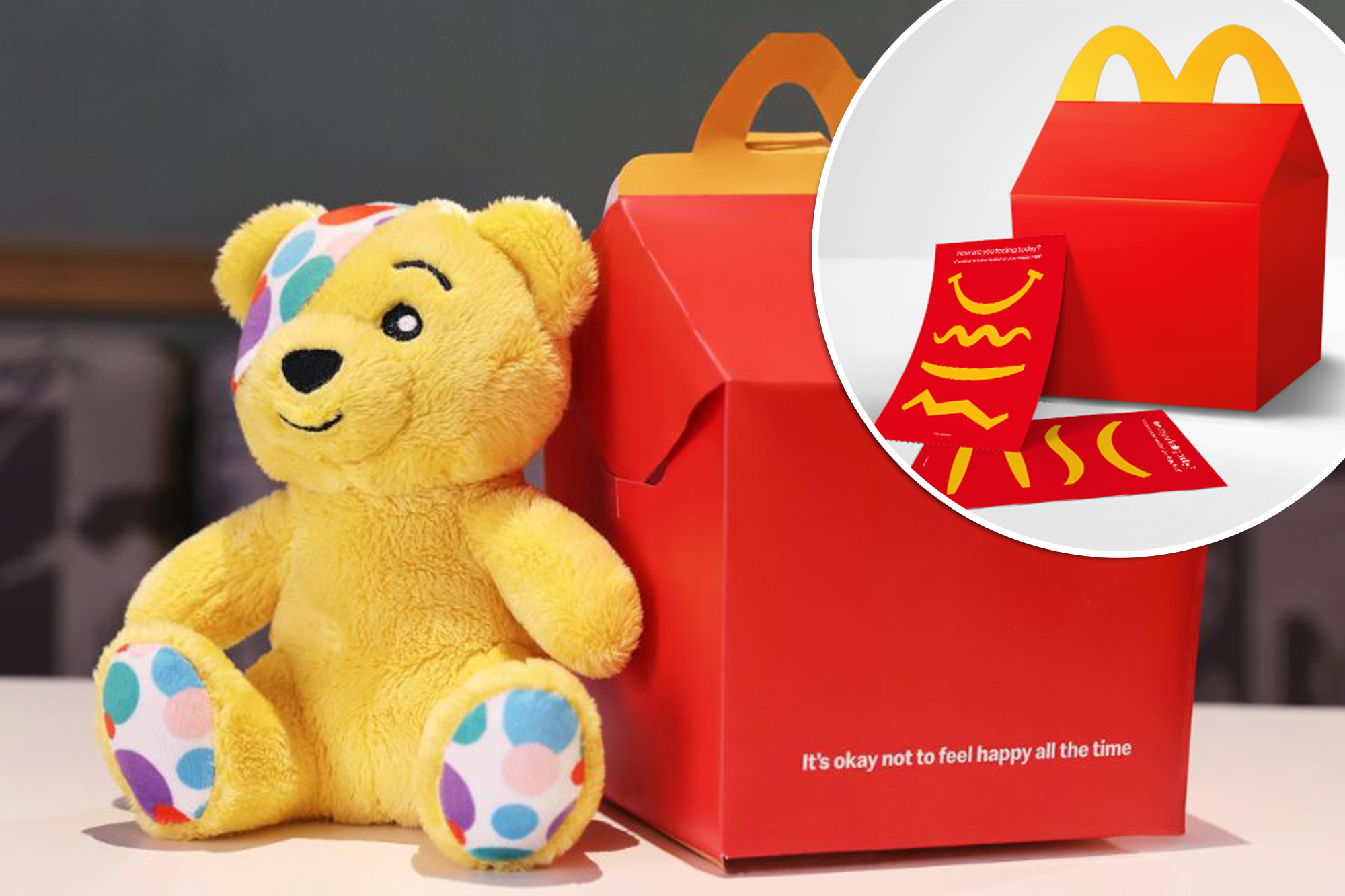 McDonald's adds sad option to replace Happy Meal smile