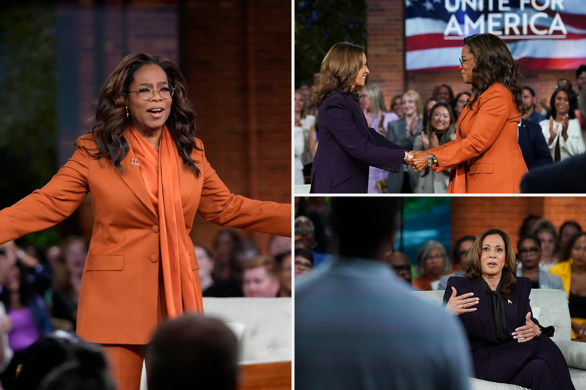 Harris gets called out by Oprah for dodging question at Michigan campaign event, again offers no proposals