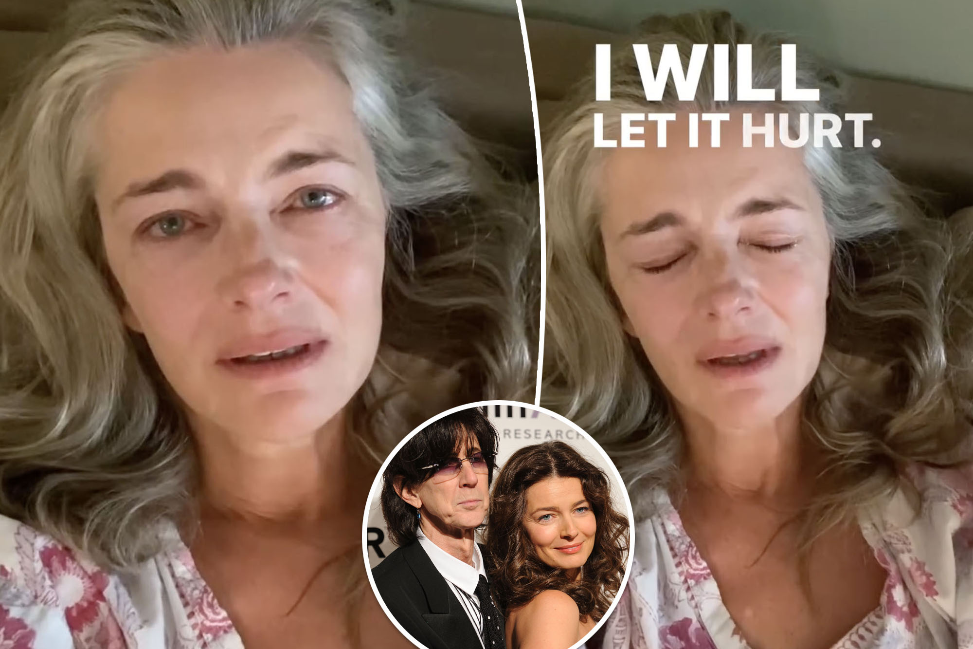 Ex-supermodel reveals why she's no longer pretending to be OK after her husband's death