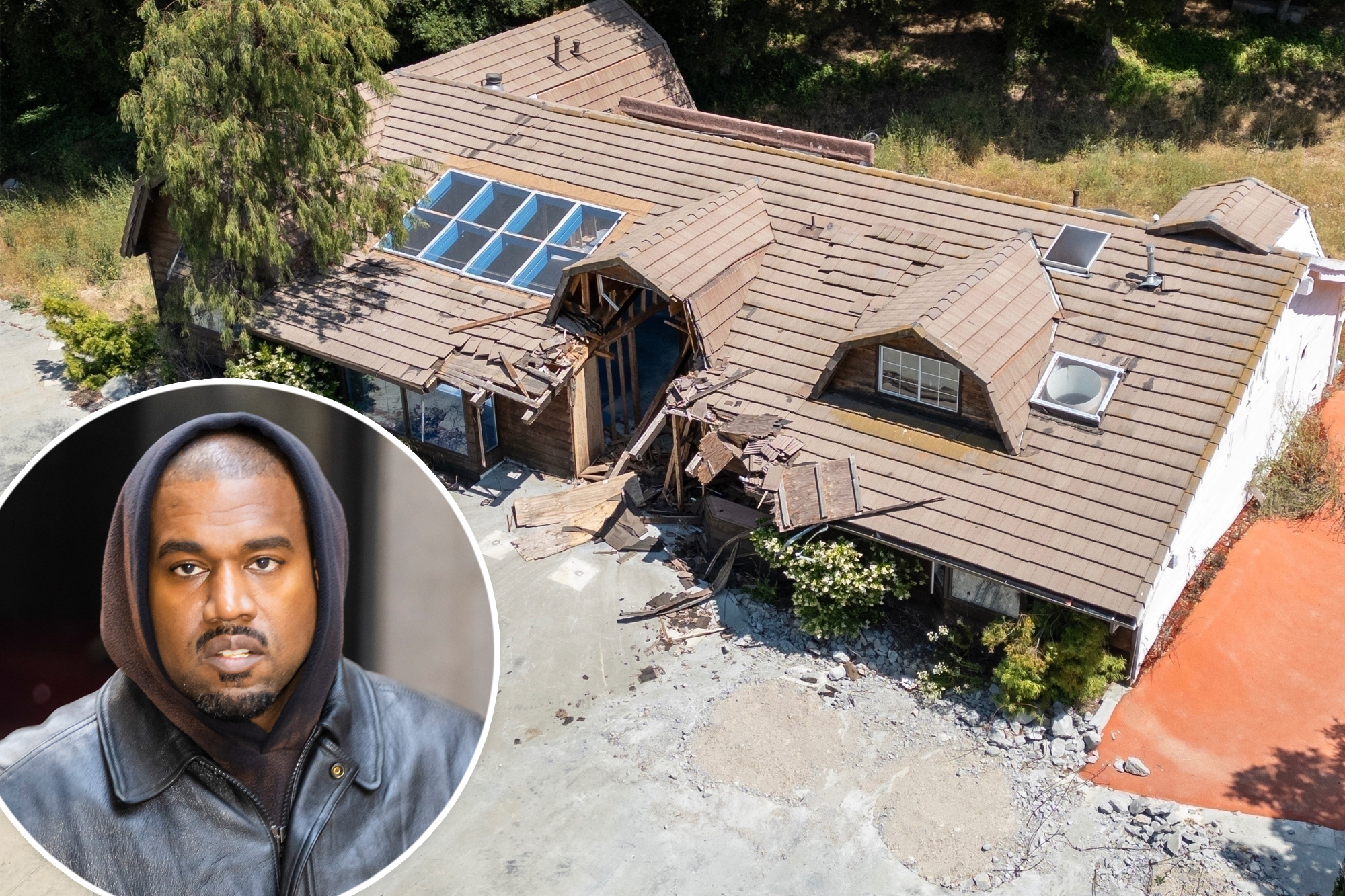Kanye West’s abandoned $2.2M Calabasas ranch pictured in ruins