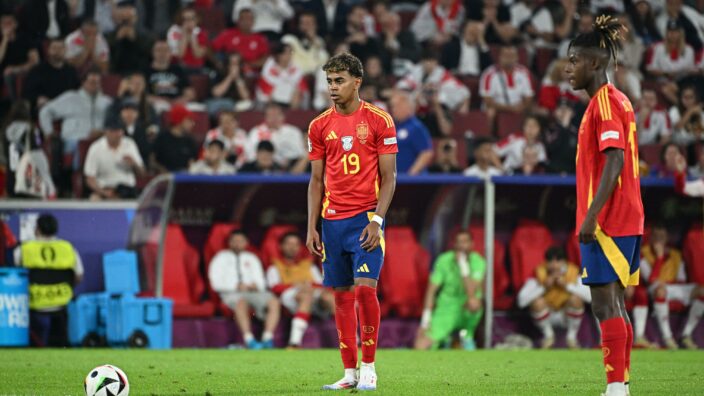 Cologne, Allemagne. 30 juin 2024. Lamine Yamal (Espagne) lors du match des huitièmes de finale de l'UEFA EURO 2024 entre l'Espagne et la Géorgie au stade de Cologne.