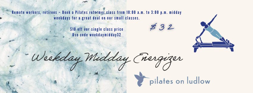 $32 classes - Weekday / Midday