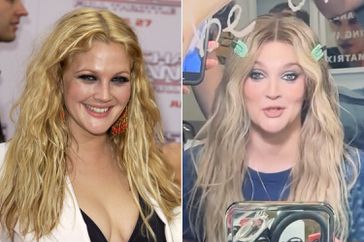 Drew Barrymore during "Charlie's Angels 2 - Full Throttle" Premiere at Mann's Chinese Theater in Hollywood, California, United States, Drew Barrymore transforms into her old self