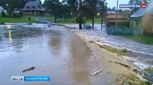 В Бурзянском районе Башкирии затопило деревню