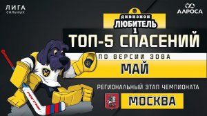 ТОП - 5 СПАСЕНИЙ / МАЙ / МОСКВА / СЕЗОН 2023 - 2024 / ЛЮБИТЕЛЬ 1