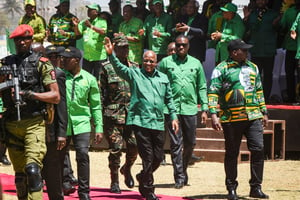 John Magufuli, le président de la Tanzanie, à Dodoma, le 29 août 2020. © ERICKY BONIPHACE /AFP