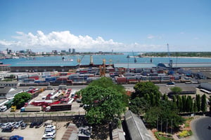 Le port de Dar es-Salaam, le 4 décembre 2009. © Katrina Manson/reuters