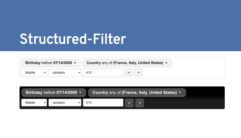structured-filter